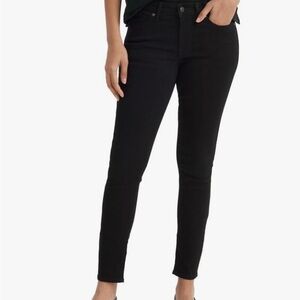 Levi’s 710 Super Skinny Jeans in Black Galaxy Size 26